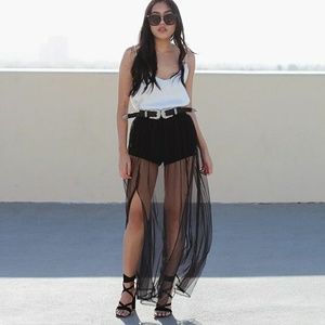 tulle maxi skirt forever 21
